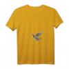 Damen Falken Motiv T-Shirt mit V-Ausschnitt – Leichtes, klassisch geschnittenes Tiermotive-Shirt mit Schnabel und Krallen