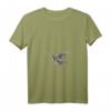 Damen Falken Motiv T-Shirt mit V-Ausschnitt – Leichtes, klassisch geschnittenes Tiermotive-Shirt mit Schnabel und Krallen