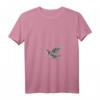 Damen Falken Motiv T-Shirt mit V-Ausschnitt – Leichtes, klassisch geschnittenes Tiermotive-Shirt mit Schnabel und Krallen