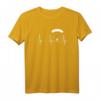 Fallschirmspringen Herzschlag T-Shirt - Perfektes Geschenk für Extremsportler, Skydiver & Fluglehrer mit EKG Puls Design