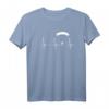 Fallschirmspringen Herzschlag T-Shirt - Perfektes Geschenk für Extremsportler, Skydiver & Fluglehrer mit EKG Puls Design