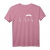 Fallschirmspringen Herzschlag T-Shirt - Perfektes Geschenk für Extremsportler, Skydiver & Fluglehrer mit EKG Puls Design