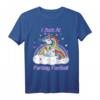 Funny I SUCK AT FANTASY FOOTBALL T-Shirt – League Loser Shirt mit Regenbogen, Einhorn & Herzen für den letzten Platz bei Draft & Sundays