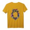 HapMonkey Harry Potter Hogwarts Multi-Colored Floral Crest T-Shirt – Offiziell lizenzierte Fantasy Kleidung für Fans