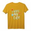 Funny I Hate My Life Verlierer Punishment T-Shirt - Buntes, humorvolles T-Shirt für letzte Plätze bei Sport, Wetten & Freunden