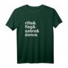 Tanzen & Marschband Farbschutz T-Shirt mit Gewehr, Flagge & Sabre – Perfektes Geschenk für Tänzer & Color Guard Fans