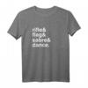 Tanzen & Marschband Farbschutz T-Shirt mit Gewehr, Flagge & Sabre – Perfektes Geschenk für Tänzer & Color Guard Fans