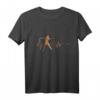 Fechtsport Geschenkidee für Fechter - Herzschlag EKG Fechten T-Shirt für Sportler, Kampfsportfans & Mittelalter Enthusiasten