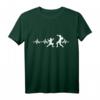 Herzlinie Fechtsport EKG Geschenk für Fechter - Perfektes T-Shirt für Fans, Kampfsportler & Mittelalter-Liebhaber zu Weihnachten & Geburtstag