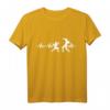 Herzlinie Fechtsport EKG Geschenk für Fechter - Perfektes T-Shirt für Fans, Kampfsportler & Mittelalter-Liebhaber zu Weihnachten & Geburtstag