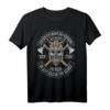 Ich bin ein Mann des Nordens - Lustiges Wikinger Spruch T-Shirt mit Totenkopf für Vatertag & Geburtstag, ideal für Wikinger-Fans und Nordmänner