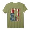 Fechten Fechter Fechtkampf Fechtsport Amerika Flagge T-Shirt - Perfektes Geschenk für Fechtsport Begeisterte, Damen, Herren & Kinder