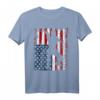 Fechten Fechter Fechtkampf Fechtsport Amerika Flagge T-Shirt - Perfektes Geschenk für Fechtsport Begeisterte, Damen, Herren & Kinder