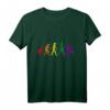 Regenbogen Fechten T-Shirt – Geschenkidee für Fechter, Kampfsportler und Mittelalterfans zu Weihnachten, Geburtstag oder Mensur