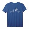 Fechten Fechtsport Heartbeat Herzschlag Outfit Geschenk T-Shirt – Perfekt für Fans, Teams & Fechtliebhaber bei jeder Gelegenheit