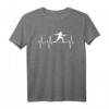 Fechten Fechtsport Heartbeat Herzschlag Outfit Geschenk T-Shirt – Perfekt für Fans, Teams & Fechtliebhaber bei jeder Gelegenheit