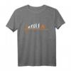Fechten Degen Evolution Fechter T-Shirt - Cooles Motiv für Fechtmeister, Trainer und Fechtfans als Geschenk