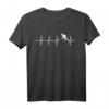 Hockey T-Shirt für Hockeyspieler - Herzschlag EKG Motiv, perfekte Geschenkidee für Fans & Spieler