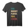 Dad Hockey Spieler Man Legend T-Shirt – Perfektes Geschenk für Hockeyfans, Teammitglieder & Sportliebhaber zu Weihnachten & Geburtstag