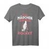 Echte Mädchen Spielen Hockey T-Shirt - Perfektes Geschenk für Sportlerinnen, Trainerinnen und Hockeyfans zu Geburtstag & Weihnachten
