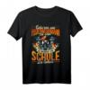 Herren Geboren um Feuerwehrmann zu sein, gezwungen zur Schule gehen T-Shirt – Perfektes Geschenk für angehende Feuerwehrmänner zu Geburtstag & Weihnachten