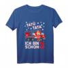 Kinder Ich bin 3 Feuerwehrmann Tatü Tata T-Shirt – Lustiges Feuerwehr Design für 2-Jährige Jungen und Mädchen