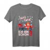Kinder Ich bin 3 Feuerwehrmann Tatü Tata T-Shirt – Lustiges Feuerwehr Design für 2-Jährige Jungen und Mädchen