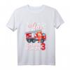 Kinder Ich bin 3 Feuerwehrmann Tatü Tata T-Shirt – Lustiges Feuerwehr Design für 2-Jährige Jungen und Mädchen