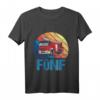 Kinder Feuerwehr T-Shirt zum 5. Geburtstag - Feuerwehrauto Motiv für Jungen mit Retro Design, perfekt für Feuerwehrfans