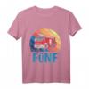 Kinder Feuerwehr T-Shirt zum 5. Geburtstag - Feuerwehrauto Motiv für Jungen mit Retro Design, perfekt für Feuerwehrfans