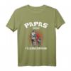 Kinder HapMonkey Feuerwehr Vatertag T-Shirt – Süßes Motiv von Vater und Sohn, perfekt für Feuerwehrfans und Familienfeiern