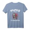 Kinder HapMonkey Feuerwehr Vatertag T-Shirt – Süßes Motiv von Vater und Sohn, perfekt für Feuerwehrfans und Familienfeiern