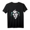 Schädel Hibiskus Hawaii Aloha Surf Vibe T-Shirt – Retro Strandoutfit für Flitterwochen, Surfer & Hawaii-Liebhaber