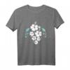 Schädel Hibiskus Hawaii Aloha Surf Vibe T-Shirt – Retro Strandoutfit für Flitterwochen, Surfer & Hawaii-Liebhaber
