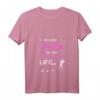 Damen I´m Just Huller My Way Through Life With My Dogs - Lustiges Hundemama T-Shirt mit V-Ausschnitt für Hundeliebhaberinnen und Gassigeherinnen