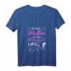 Damen I´m Just Huller My Way Through Life With My Dogs - Lustiges Hundemama T-Shirt mit V-Ausschnitt für Hundeliebhaberinnen und Gassigeherinnen