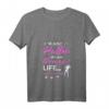Damen I´m Just Huller My Way Through Life With My Dogs - Lustiges Hundemama T-Shirt mit V-Ausschnitt für Hundeliebhaberinnen und Gassigeherinnen