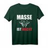 Herren Masse ist Macht - Fitness, Bodybuilding & Kraftsport Gym T-Shirt für Massephase, Powerlifter & Athleten