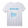 Installing Muscles! Gym Fitness Bodybuilder Gewichtheben T-Shirt – Motivationsshirt für Krafttraining und Muskelaufbau, perfekte Geschenkidee für Fitnessliebhaber
