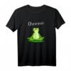 Lustiges Yoga T-Shirt für Lehrer & Schüler - Inhale Exhale, Savasana & Meditation Geschenk für Yogatrainer und Yogaschüler