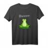 Lustiges Yoga T-Shirt für Lehrer & Schüler - Inhale Exhale, Savasana & Meditation Geschenk für Yogatrainer und Yogaschüler