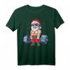 Santa Weightlifting Christmas Fitness Gym Deadlift T-Shirt - Lustiges Weihnachts-Workout-Shirt für Männer, ideales Geschenk für Fitnessliebhaber
