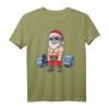 Santa Weightlifting Christmas Fitness Gym Deadlift T-Shirt - Lustiges Weihnachts-Workout-Shirt für Männer, ideales Geschenk für Fitnessliebhaber