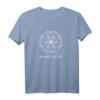 Yoga Mamas Outfit mit Namasté Schriftzug und Blumen Ornament - Weißes Yoga T-Shirt für Meditation, Esoterik & Yoga Begeisterte