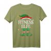 Fitness Elfe Weihnachts T-Shirt für Familie - Lustiges Elf Outfit für Damen, Herren, Kinder & Freunde als festliches Weihnachtsgeschenk