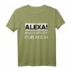 Alexa Mach Sport Für Mich - Lustiges Fitness Training Gym Gamer Nerd T-Shirt als Geschenk für Freunde & Nerds im Fitnessstudio