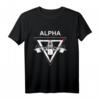 Herren Alpha Gym Workout T-Shirt - Motivations-Design für Fitness-Fans, Bodybuilder & Sportler, Perfektes Geschenk für Workout & Motivation