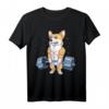 Corgi Weightlifting Funny Deadlift Männer Fitness Gym Workout T-Shirt – Lustiges Hundemotiv für Krafttraining & Powerlifting, Perfektes Geschenk für Sportler & Hundeliebhaber