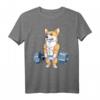 Corgi Weightlifting Funny Deadlift Männer Fitness Gym Workout T-Shirt – Lustiges Hundemotiv für Krafttraining & Powerlifting, Perfektes Geschenk für Sportler & Hundeliebhaber