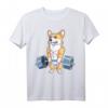 Corgi Weightlifting Funny Deadlift Männer Fitness Gym Workout T-Shirt – Lustiges Hundemotiv für Krafttraining & Powerlifting, Perfektes Geschenk für Sportler & Hundeliebhaber